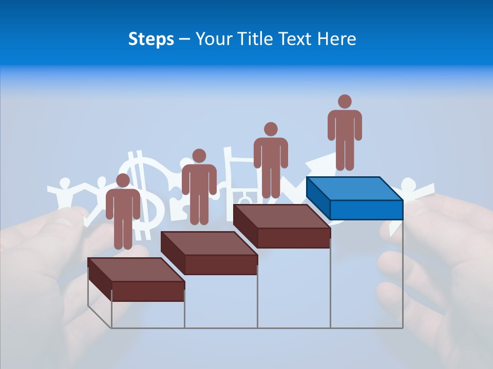 Joined Partner Puzzle PowerPoint Template