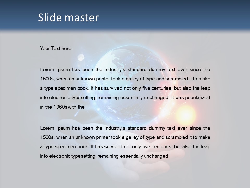 Future System Effect PowerPoint Template