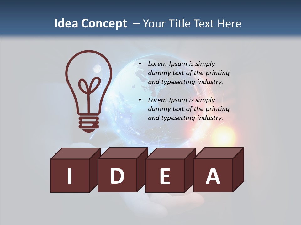 Future System Effect PowerPoint Template