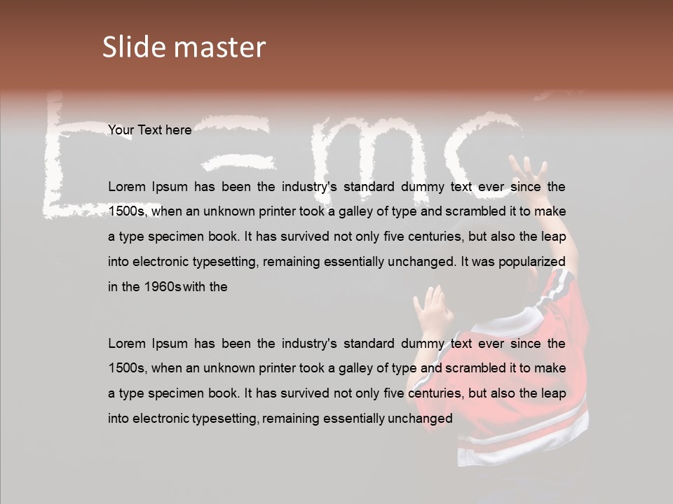 Lesson Boy Theory PowerPoint Template
