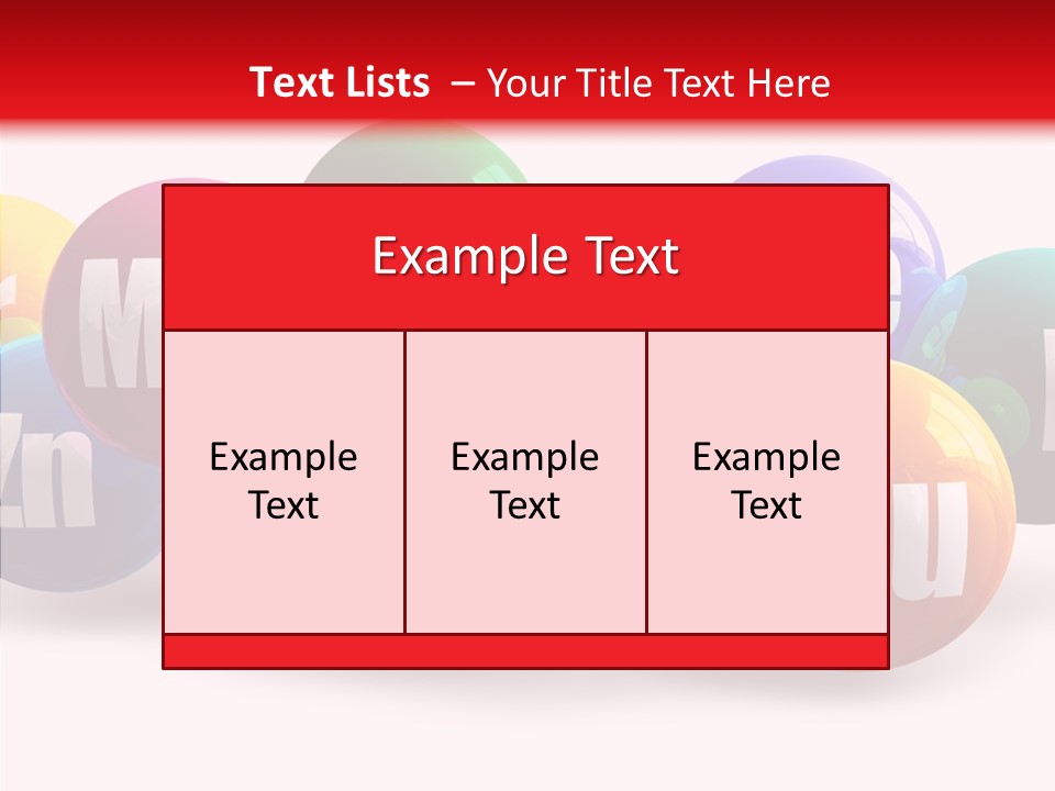 Zinc Table Magnesium PowerPoint Template