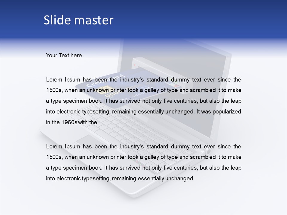 Financial Retail Pay PowerPoint Template