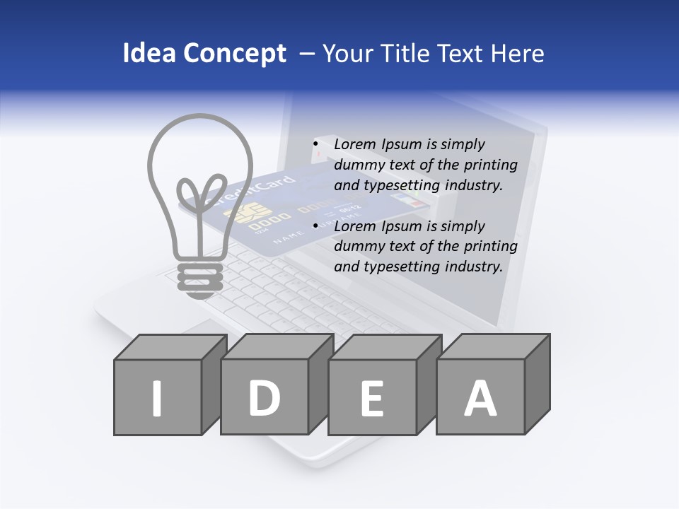 Financial Retail Pay PowerPoint Template