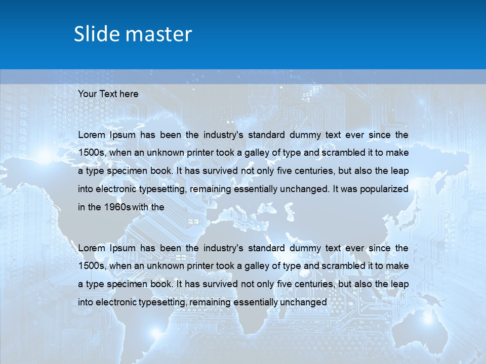Internet Company Tech PowerPoint Template