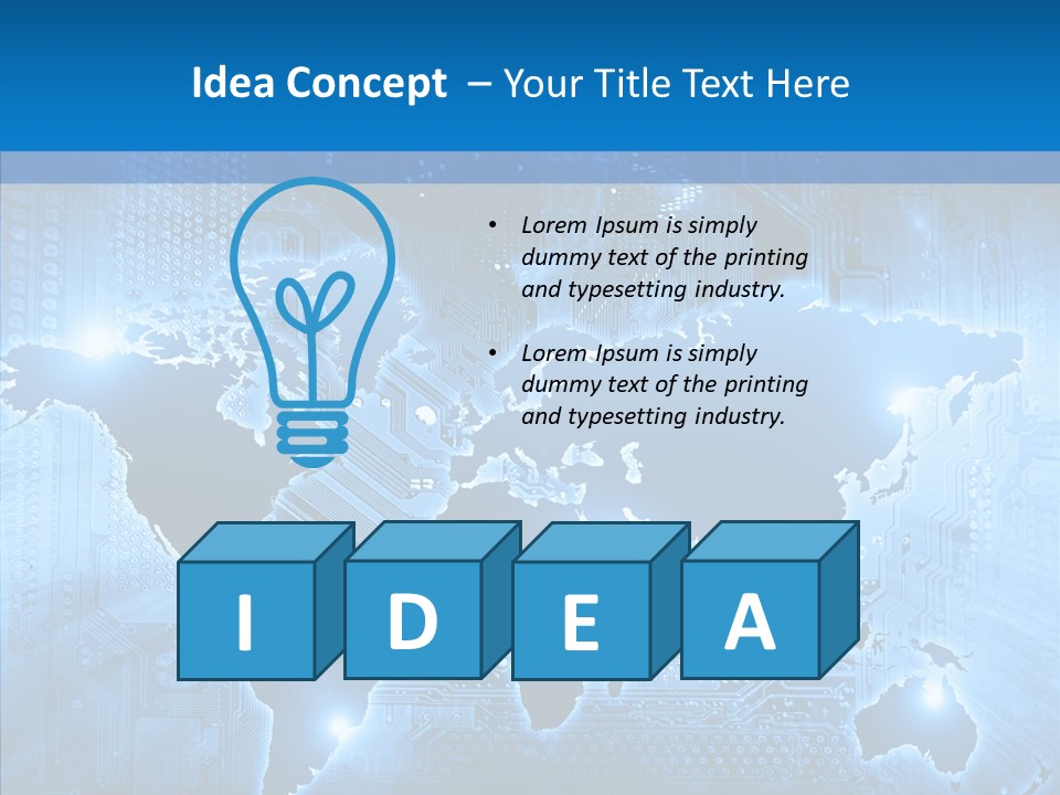 Internet Company Tech PowerPoint Template