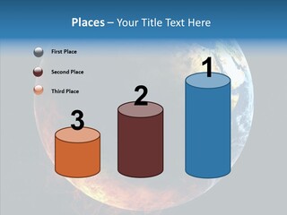 Politics Blue Heat PowerPoint Template