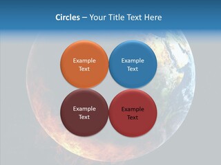 Politics Blue Heat PowerPoint Template