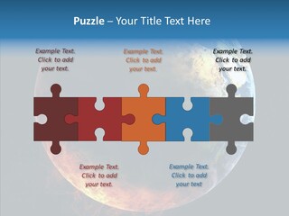 Politics Blue Heat PowerPoint Template