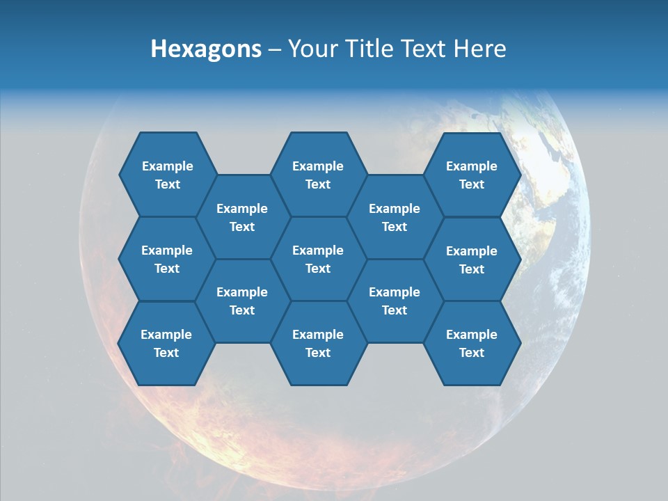 Politics Blue Heat PowerPoint Template