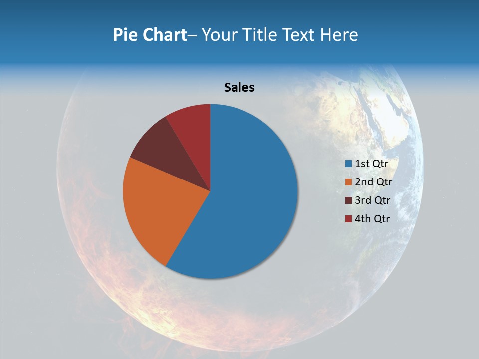 Politics Blue Heat PowerPoint Template