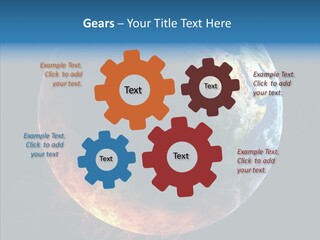 Politics Blue Heat PowerPoint Template