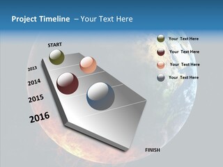 Politics Blue Heat PowerPoint Template