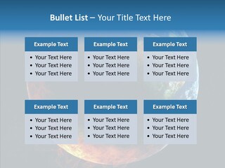 Politics Blue Heat PowerPoint Template