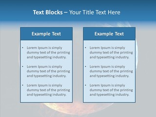 Politics Blue Heat PowerPoint Template