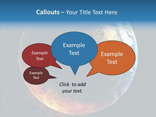 Politics Blue Heat PowerPoint Template