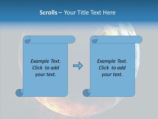 Politics Blue Heat PowerPoint Template