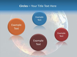 Politics Blue Heat PowerPoint Template
