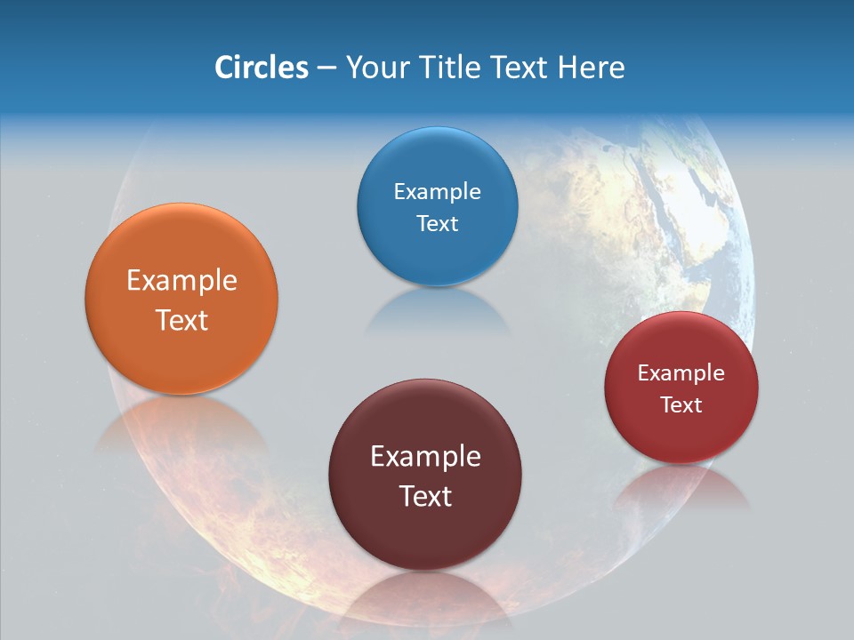 Politics Blue Heat PowerPoint Template