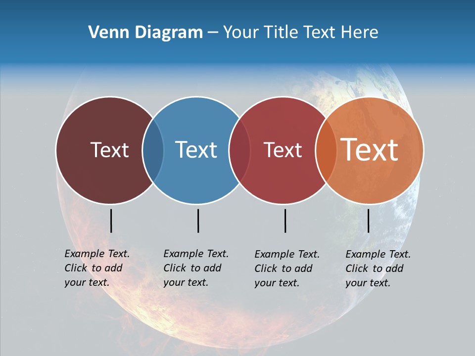 Politics Blue Heat PowerPoint Template