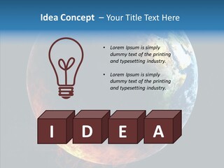 Politics Blue Heat PowerPoint Template