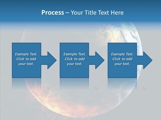 Politics Blue Heat PowerPoint Template