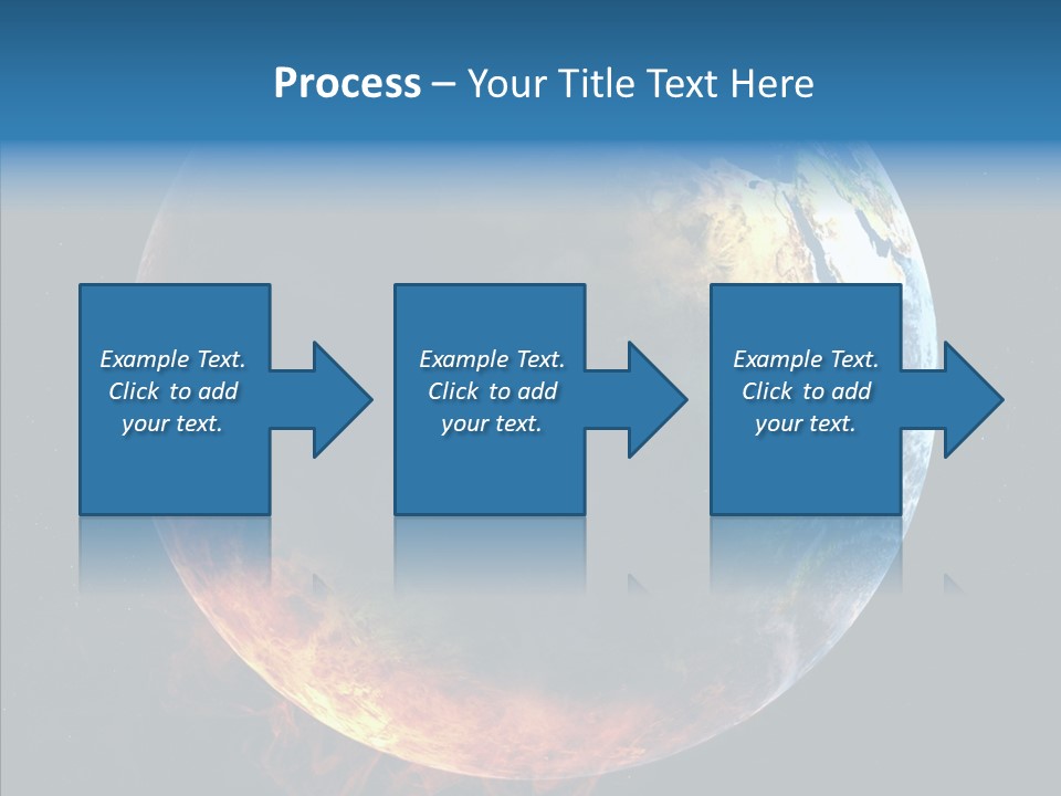 Politics Blue Heat PowerPoint Template