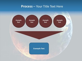Politics Blue Heat PowerPoint Template