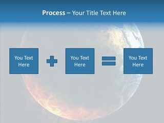 Politics Blue Heat PowerPoint Template