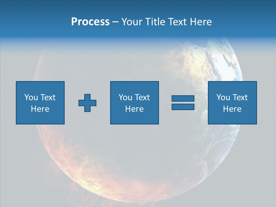 Politics Blue Heat PowerPoint Template
