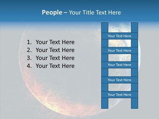 Politics Blue Heat PowerPoint Template