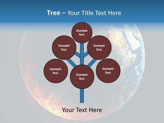 Politics Blue Heat PowerPoint Template