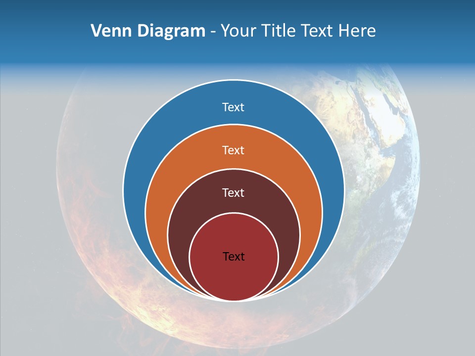 Politics Blue Heat PowerPoint Template