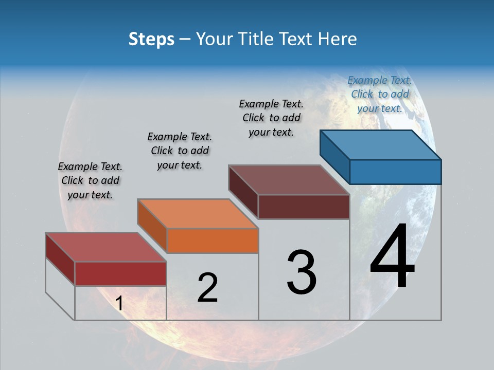 Politics Blue Heat PowerPoint Template
