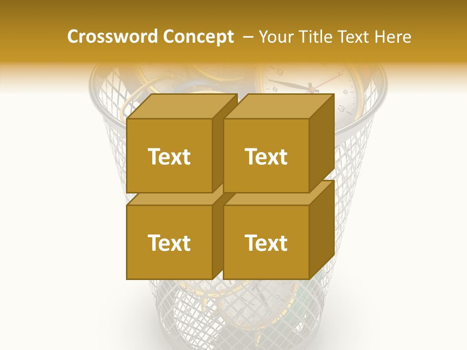Stress Strategy Lost PowerPoint Template