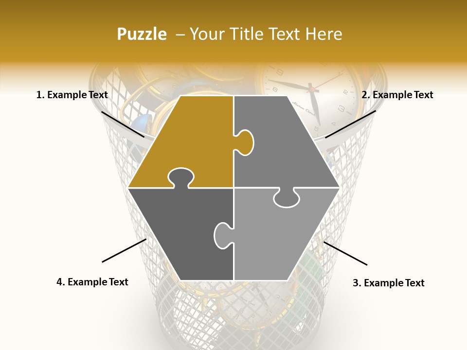 Stress Strategy Lost PowerPoint Template