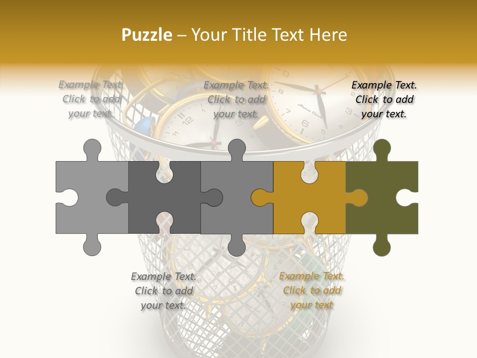 Stress Strategy Lost PowerPoint Template