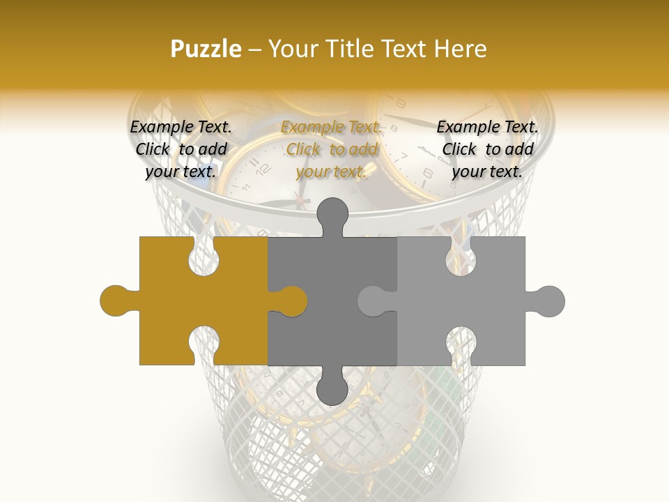 Stress Strategy Lost PowerPoint Template