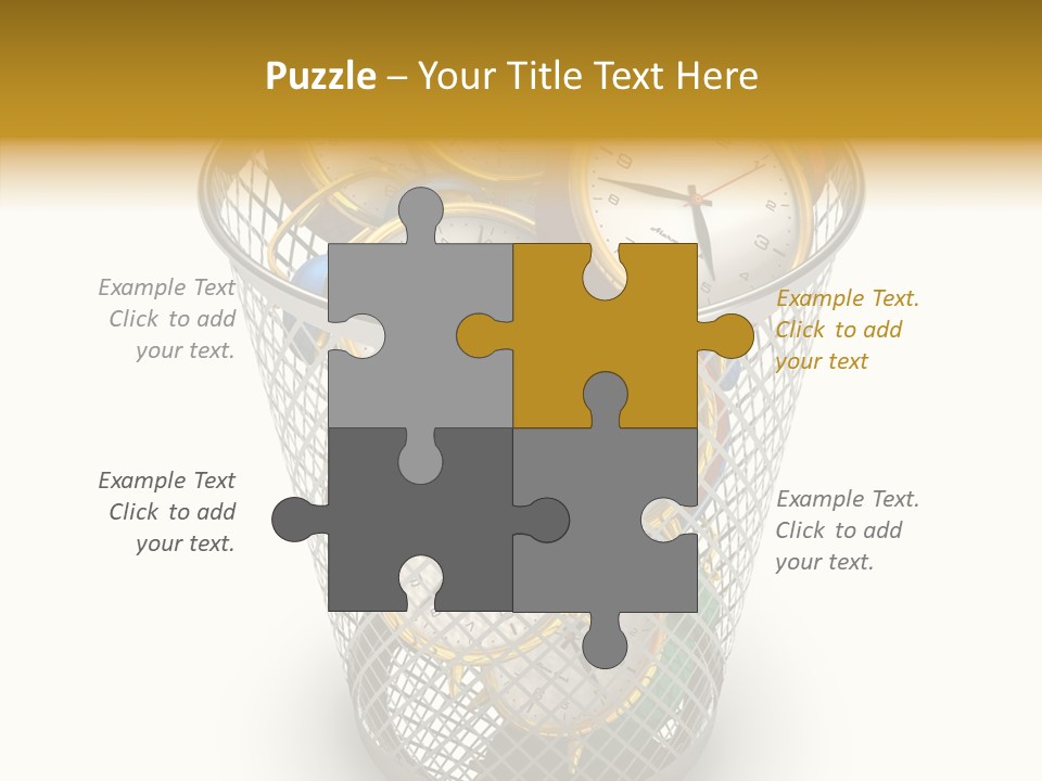 Stress Strategy Lost PowerPoint Template