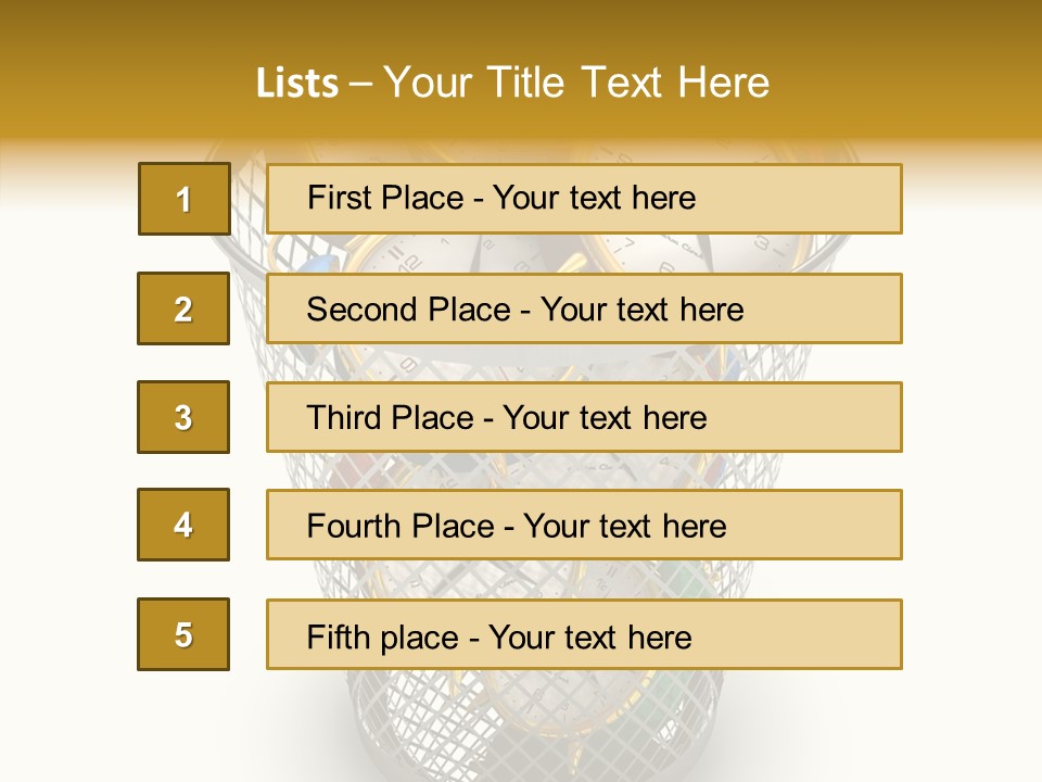 Stress Strategy Lost PowerPoint Template