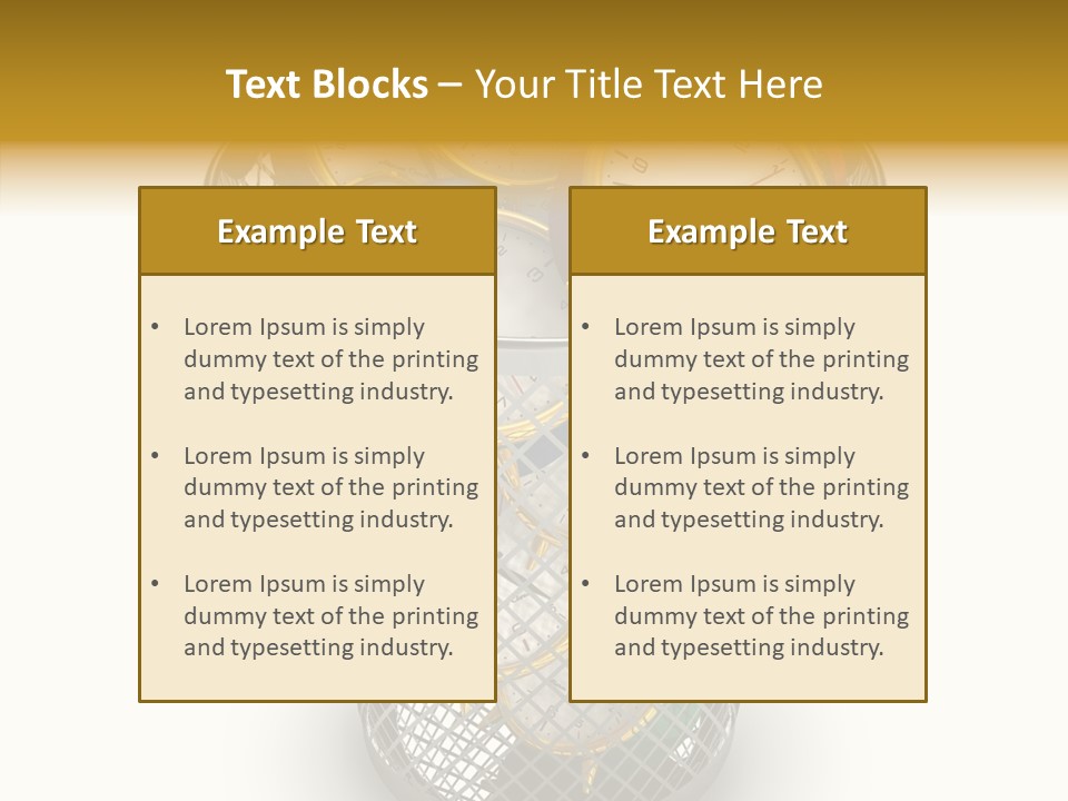 Stress Strategy Lost PowerPoint Template