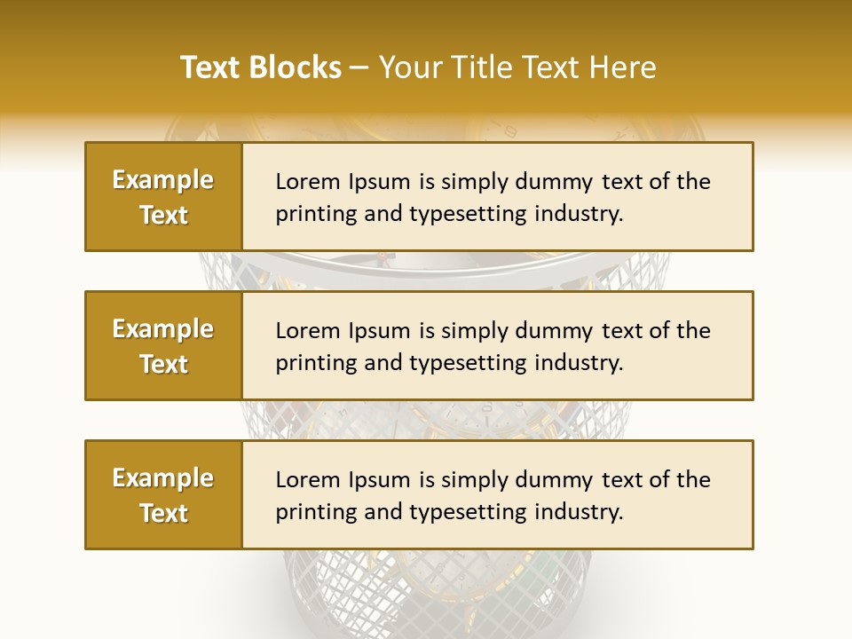 Stress Strategy Lost PowerPoint Template