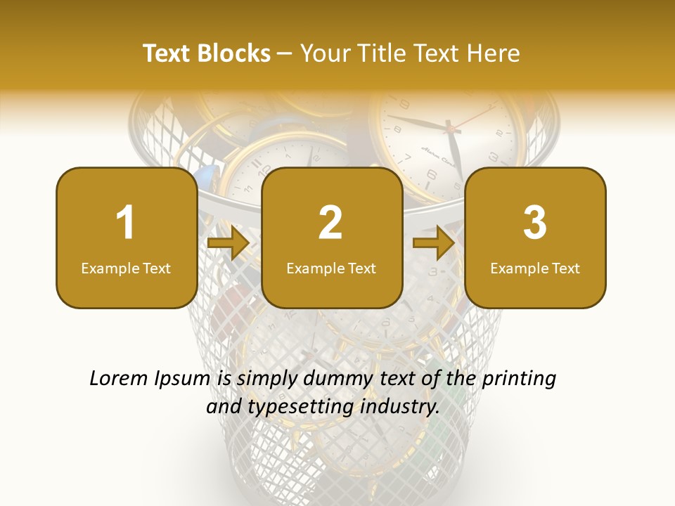 Stress Strategy Lost PowerPoint Template