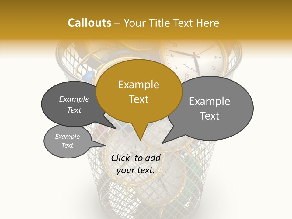 Stress Strategy Lost PowerPoint Template