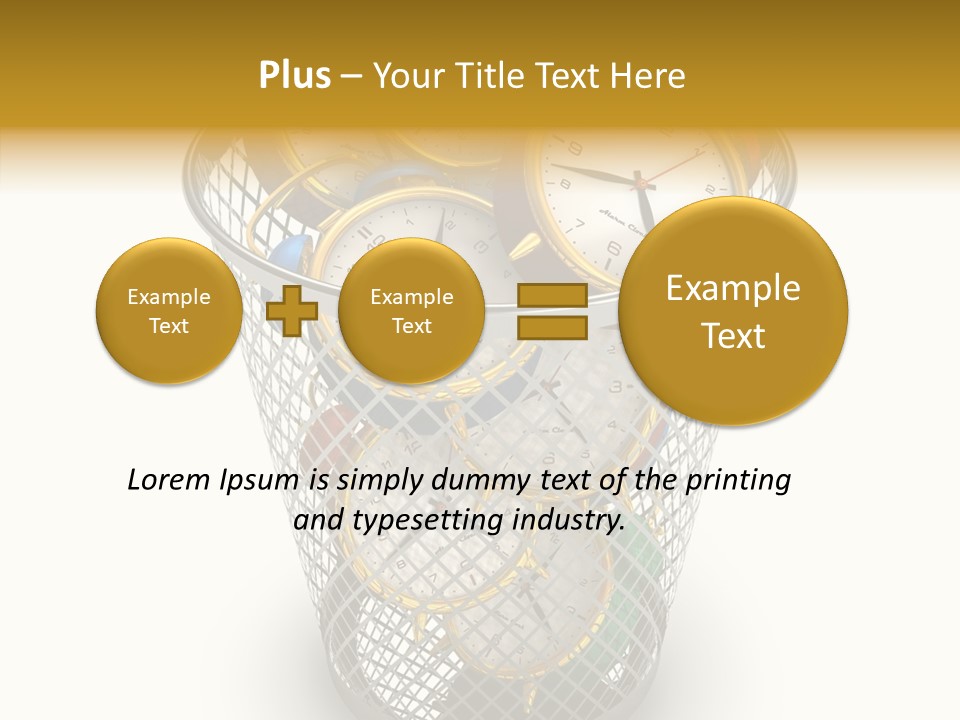 Stress Strategy Lost PowerPoint Template