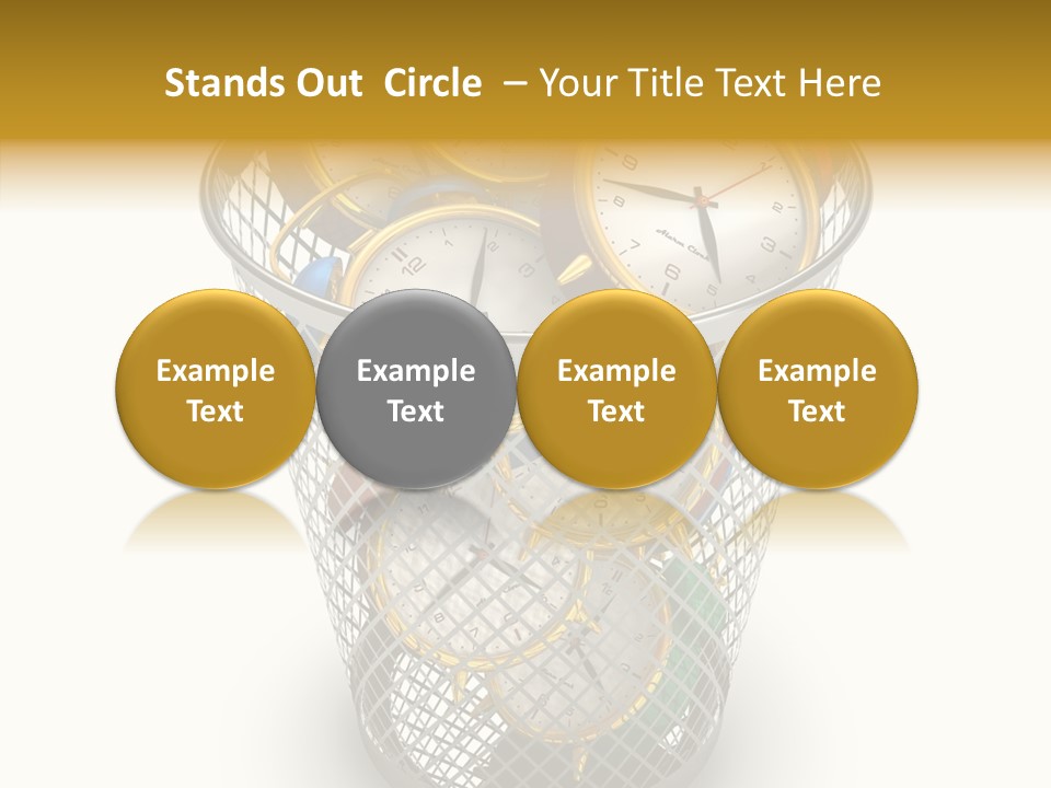 Stress Strategy Lost PowerPoint Template