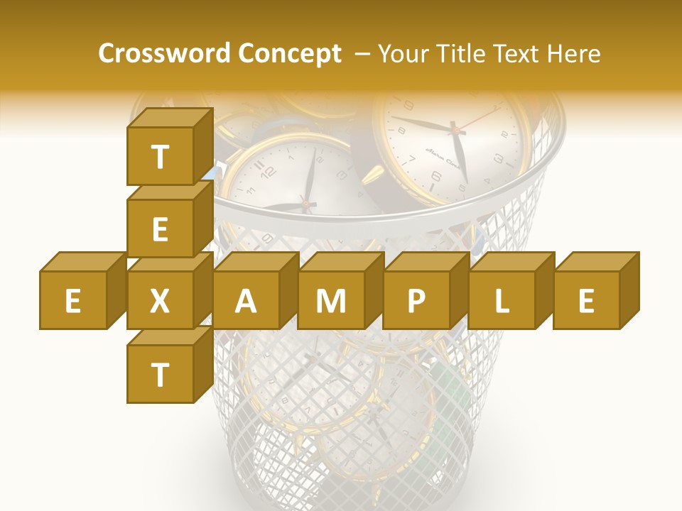 Stress Strategy Lost PowerPoint Template