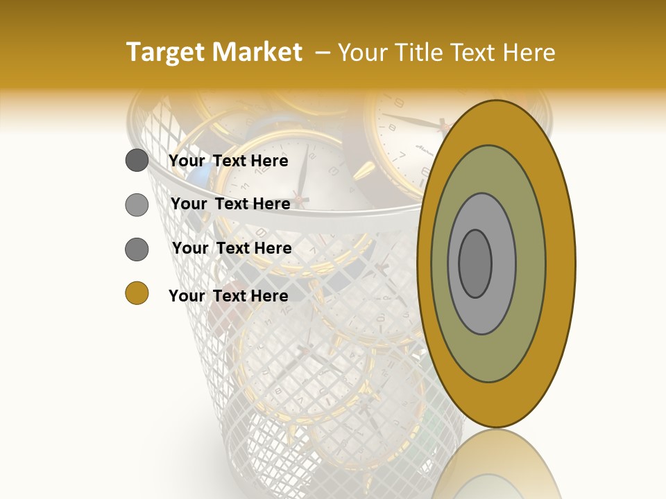 Stress Strategy Lost PowerPoint Template