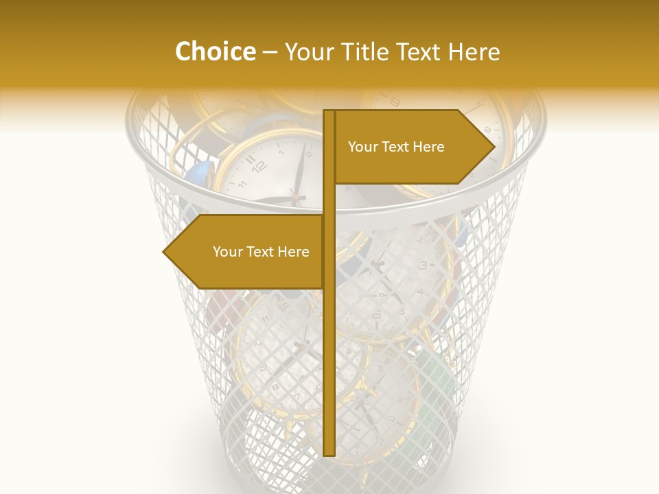 Stress Strategy Lost PowerPoint Template