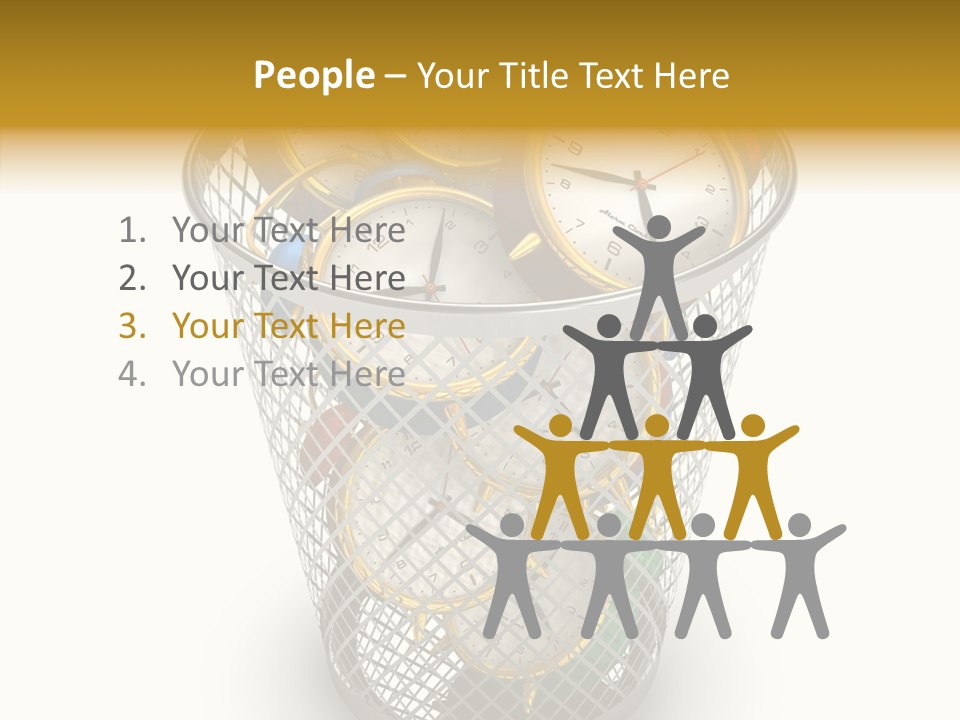 Stress Strategy Lost PowerPoint Template