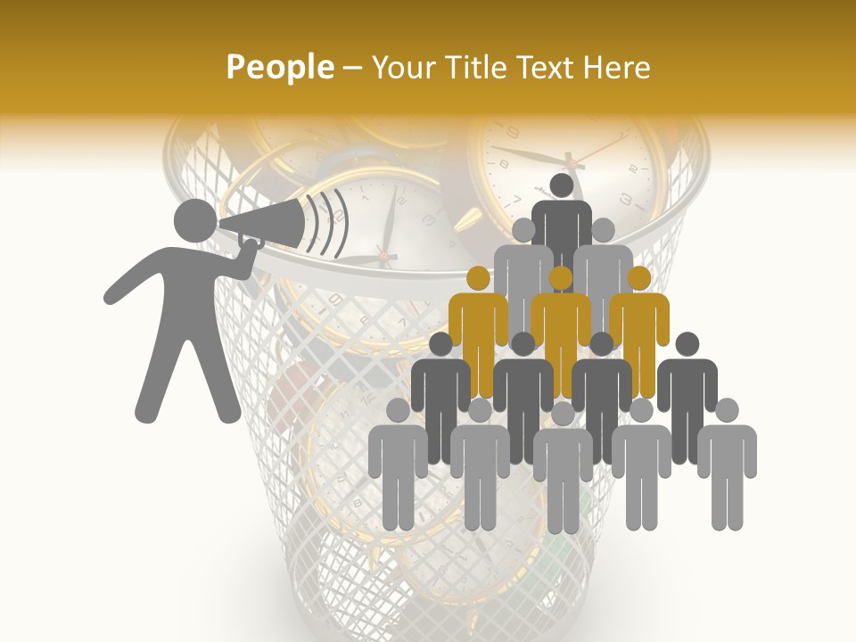 Stress Strategy Lost PowerPoint Template